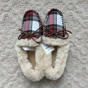 JCrew Tartan Slipper